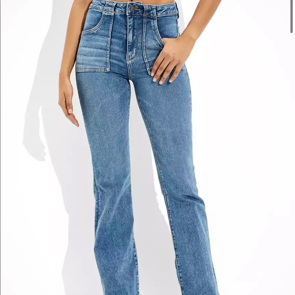 American Eagle Super High Waisted Flare